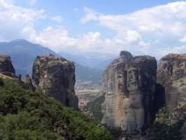 Meteora, az gbe mered kolostorvros 