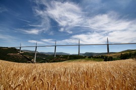 Millau-viadukt, a lgies kprzat 