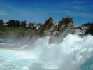 Rheinfall – szivárvány a Rajna felett