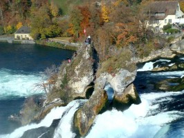 Rheinfall – szivrvny a Rajna felett 