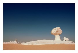 Sahra el-Beida, a Fehér-sivatag 